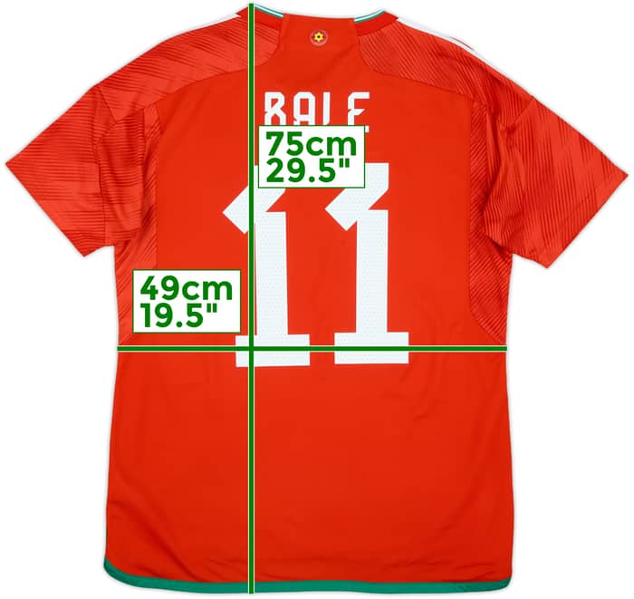 2022-24 Wales Home Shirt Bale #11 - 8/10 - (M)