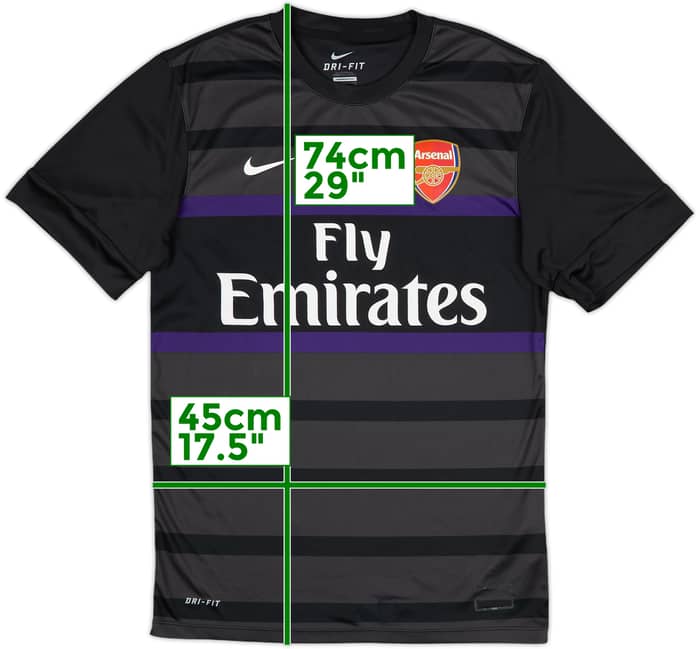 2012-13 Arsenal Nike Training Shirt - 6/10 - (S)