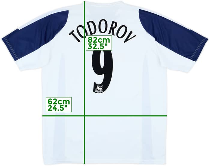 2005-06 Portsmouth Third Shirt Todorov #9 - 8/10 - (XXL)