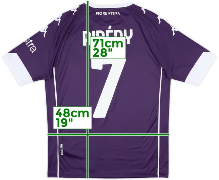 2020-21 Fiorentina Home Shirt Ribery #7 - 8/10 - (M)