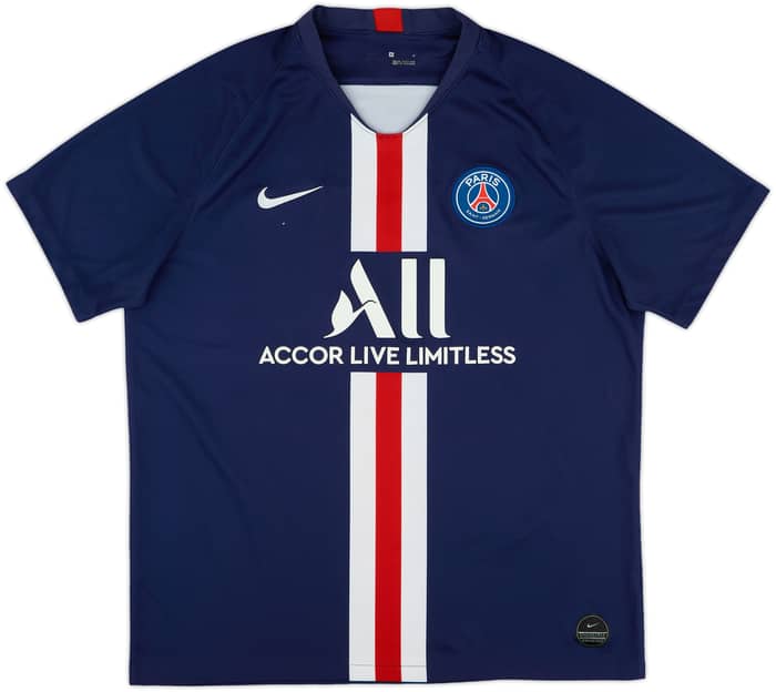 2019-20 Paris Saint-Germain Home Shirt Mbappe #7 - 6/10 - (XL)
