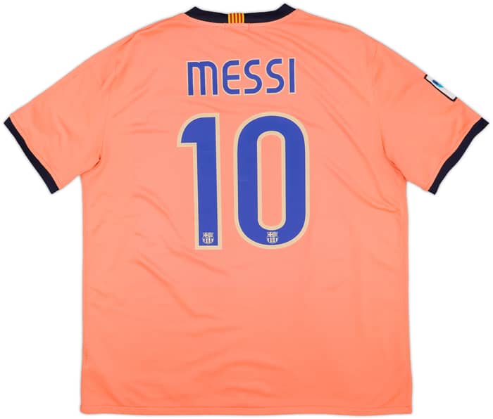 2009-10 Barcelona Away Shirt Messi #10 - 6/10 - (XL)