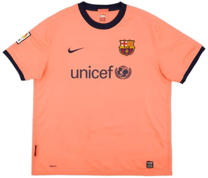 2009-10 Barcelona Away Shirt Messi #10 - 6/10 - (XL)