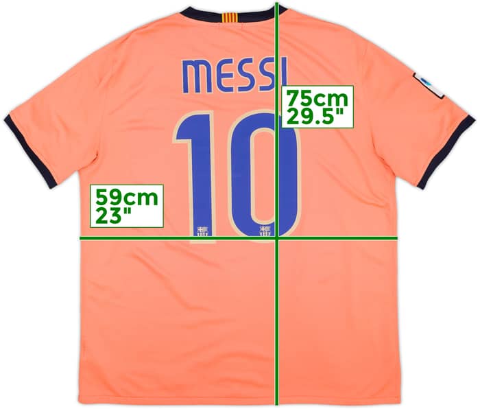 2009-10 Barcelona Away Shirt Messi #10 - 6/10 - (XL)