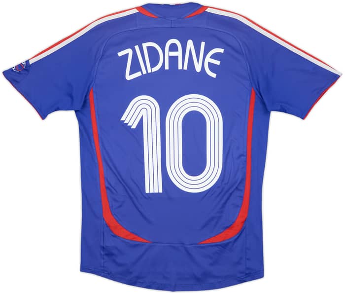 2006-07 France Home Shirt Zidane #10 - 6/10 - (S)