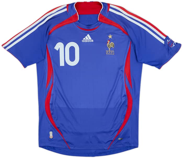 2006-07 France Home Shirt Zidane #10 - 6/10 - (S)