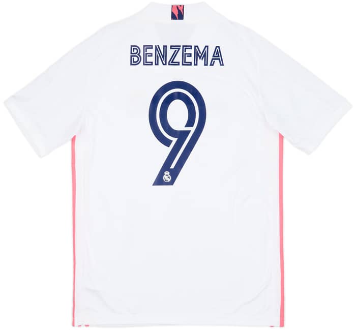 2020-21 Real Madrid Home Shirt Benzema #9 (L)