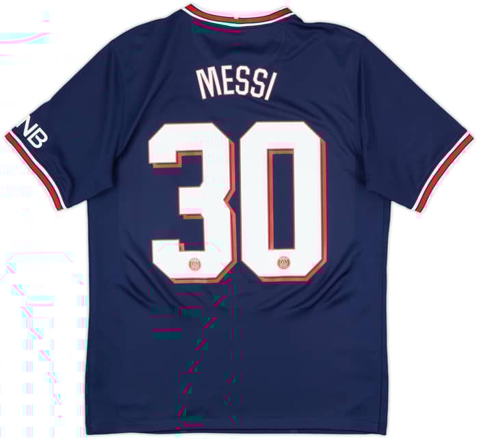 2021-22 Paris Saint-Germain Home Shirt Messi #30 - 10/10 - (M)