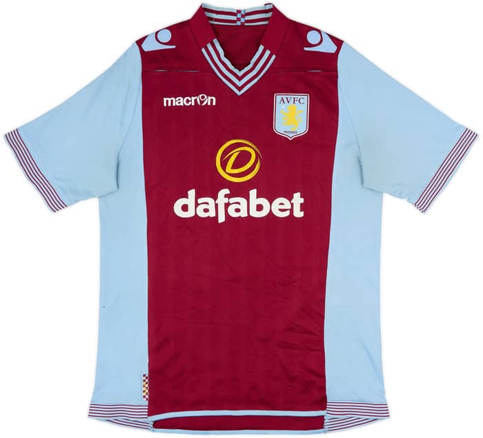 2013-14 Aston Villa Home Shirt Grealish #40 - 6/10 - (L)