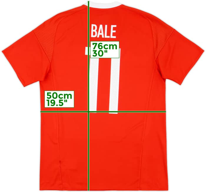 2016-17 Wales Home Shirt Bale #11 - 9/10 - (M)