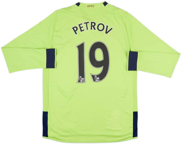 2012-13 Aston Villa Away L/S Shirt Petrov #19 - 5/10 - (L)