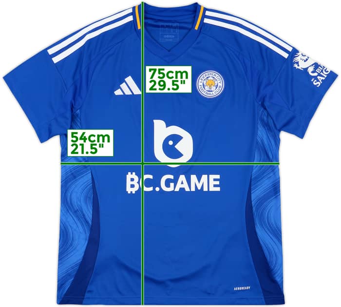2024-25 Leicester Home Shirt - 9/10 - (L)