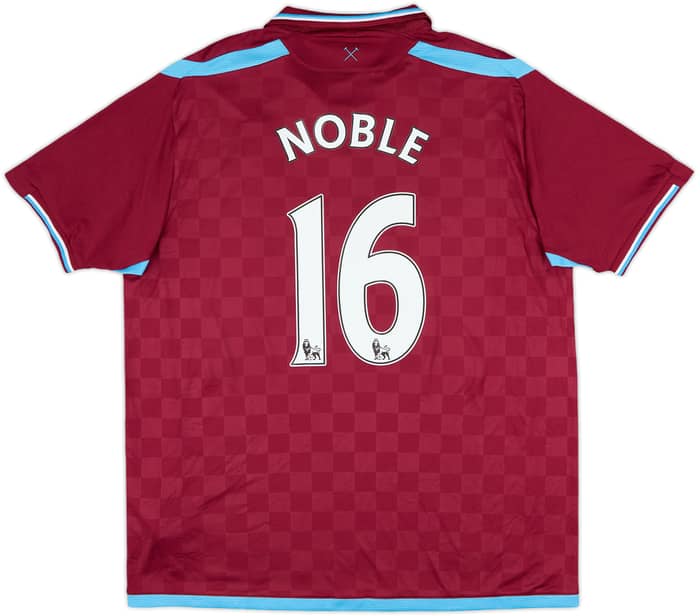 2009-10 West Ham Home Shirt Noble #16 - 8/10 - (XL)