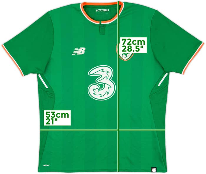 2017-18 Ireland Home Shirt - 5/10 - (L)