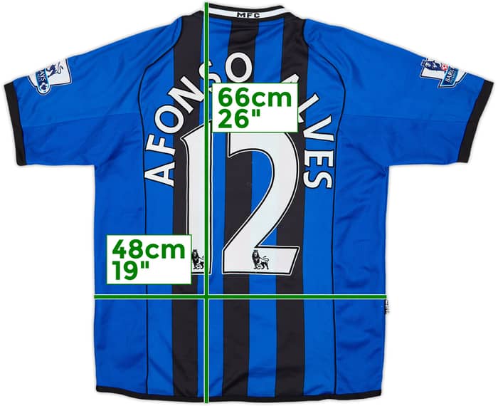 2008-09 Middlesbrough Away Shirt Afonso Alves #12 - 9/10 - (XL.Boys)