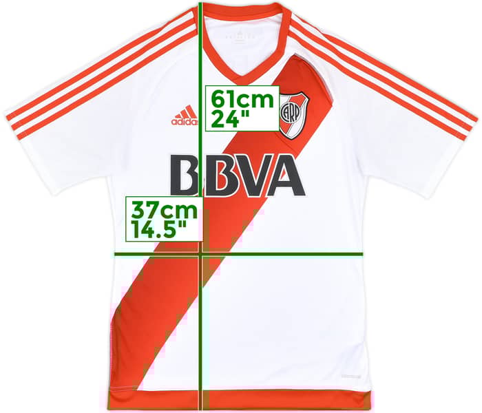 2016-17 River Plate Home Shirt - 7/10 - (M)