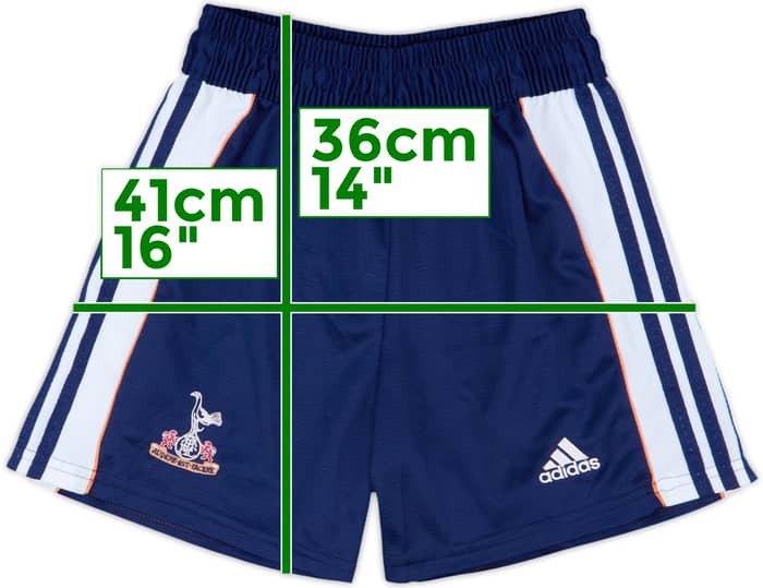 1999-01 Tottenham Home Shorts - 9/10 - (XL.Boys)