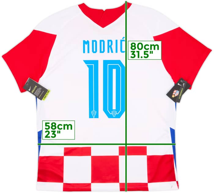2020-21 Croatia Home Shirt Modric #10 (XL)