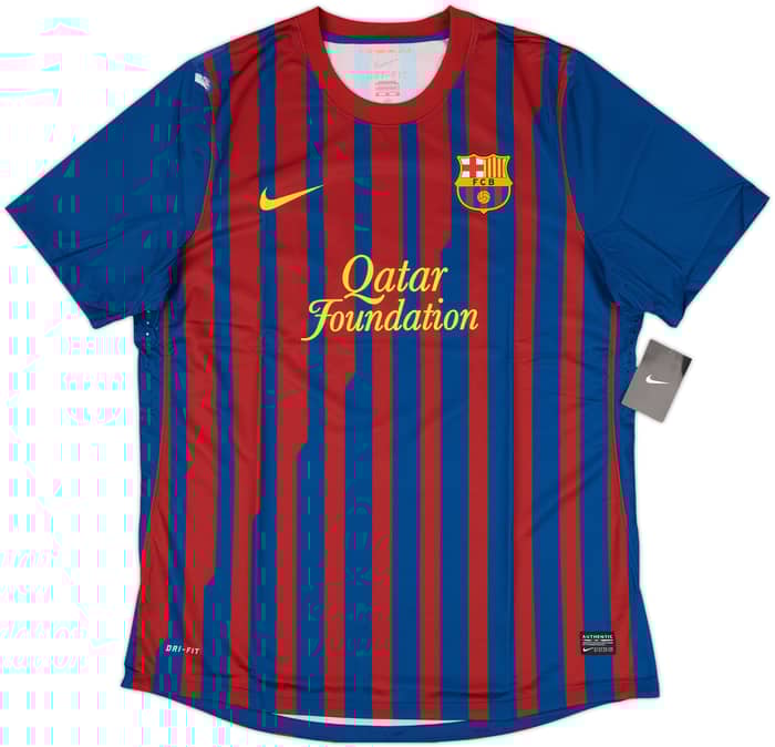 2011-12 Barcelona Player Issue Home Shirt Messi #10 (XL)
