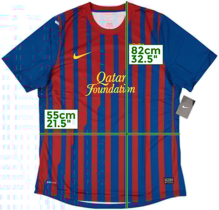 2011-12 Barcelona Player Issue Home Shirt Messi #10 (XL)