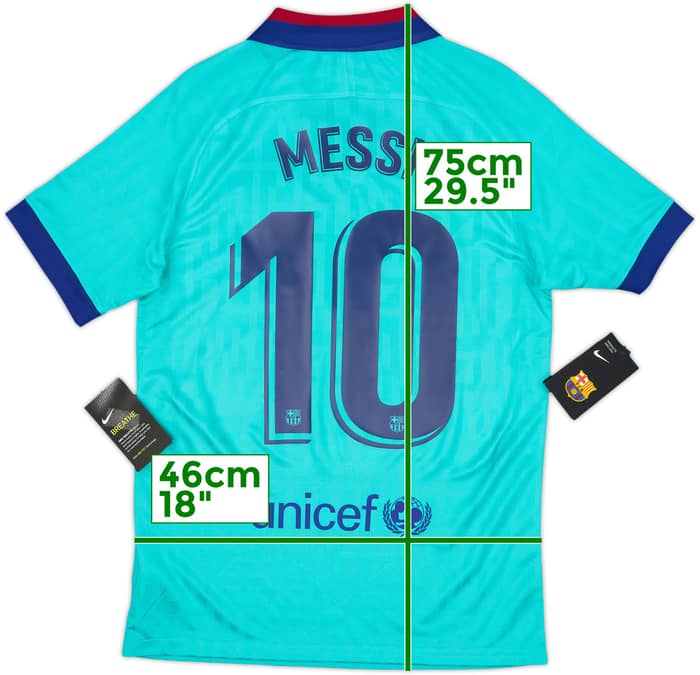 2019-20 Barcelona Third CL Shirt Messi #10 (S)