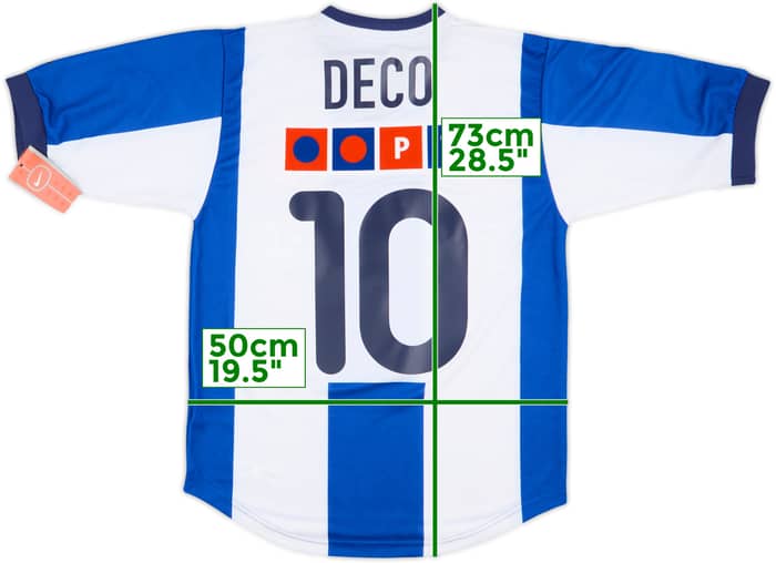 2000-01 Porto Home Shirt Deco #10 (S)