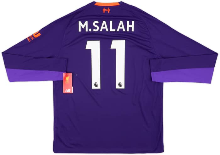 2018-19 Liverpool Away L/S Shirt M.Salah #11 (M)