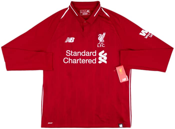 2018-19 Liverpool Home L/S Shirt Mane #10 (M)