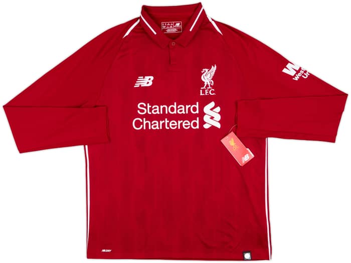 2018-19 Liverpool Home L/S Shirt Mane #10 (M)