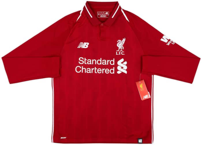 2018-19 Liverpool Home L/S Shirt Mane #10 (S)