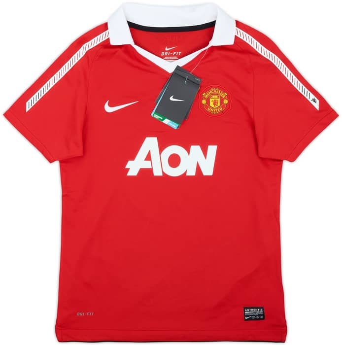 2010-11 Manchester United Home Shirt Rooney #10 (11-12 Years)