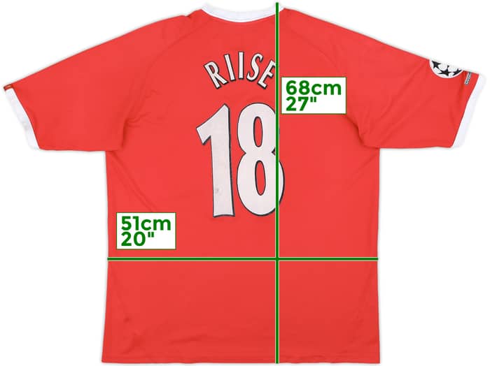 2001-03 Liverpool CL Shirt Riise #18 - 4/10 - (XL)