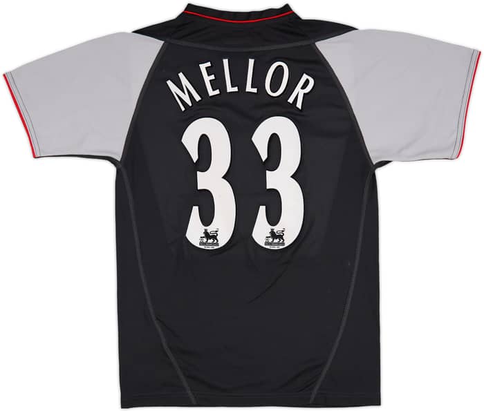 2002-04 Liverpool Away Shirt Mellor #33 - 7/10 - (XL.Boys)