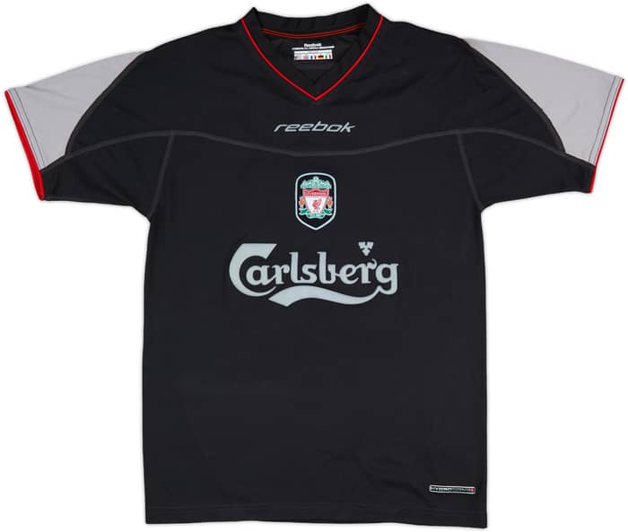 2002-04 Liverpool Away Shirt Mellor #33 - 7/10 - (XL.Boys)