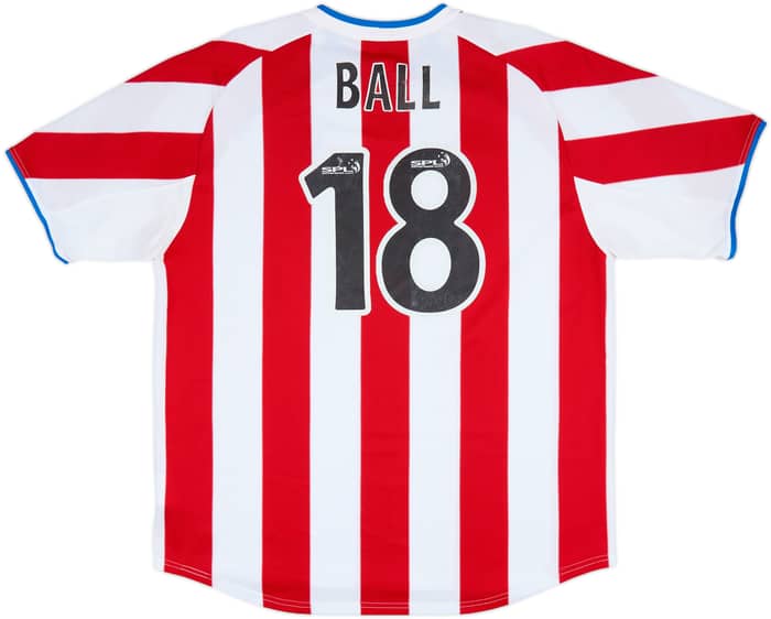 2003-04 Rangers Away Shirt Ball #18 - 6/10 - (XL)