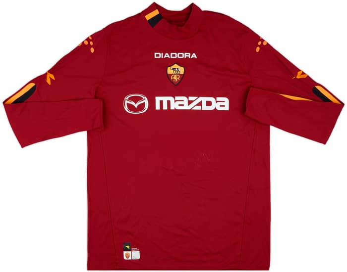 2003-04 Roma Home L/S Shirt Emerson #11 - 7/10 - (XXL)