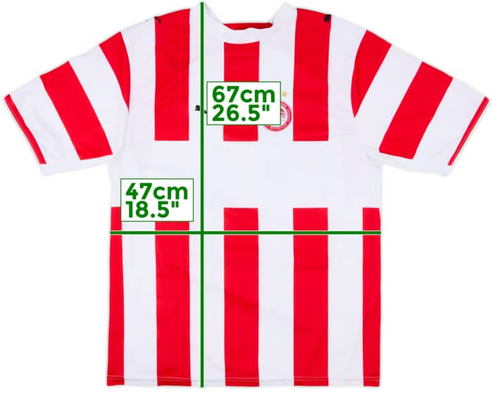 2006-07 Olympiakos Home Shirt - 8/10 - (M)