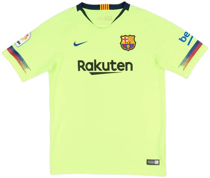 2018-19 Barcelona Away Shirt - 9/10 - (XL.Boys)