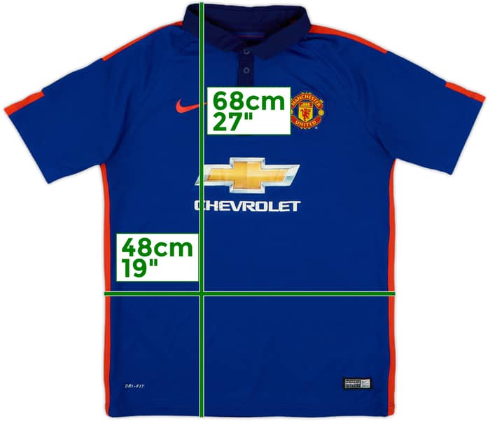2014-15 Manchester United Third Shirt - 6/10 - (XL.Boys)