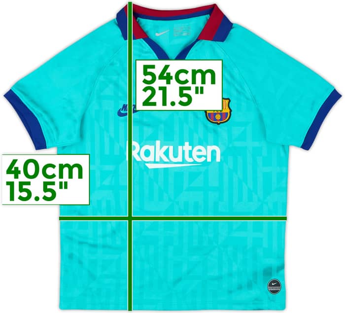 2019-20 Barcelona Third CL Shirt - 8/10 - (7-8 Years)