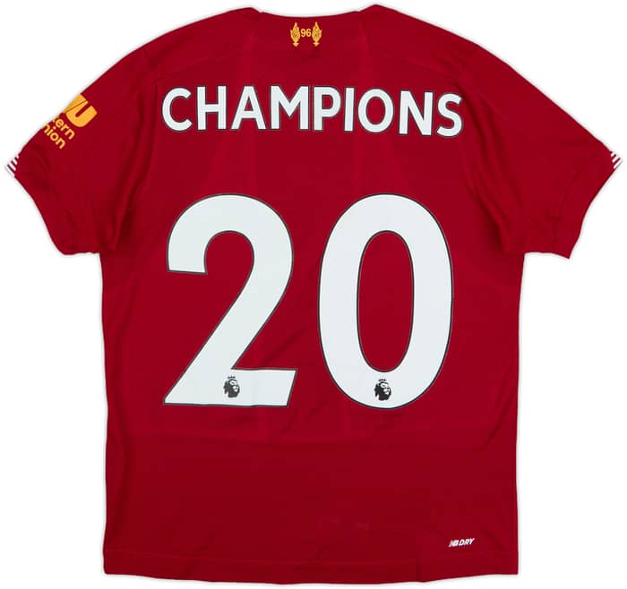 2019-20 Liverpool Home Shirt Champions #20 - 7/10 - (L.Boys)