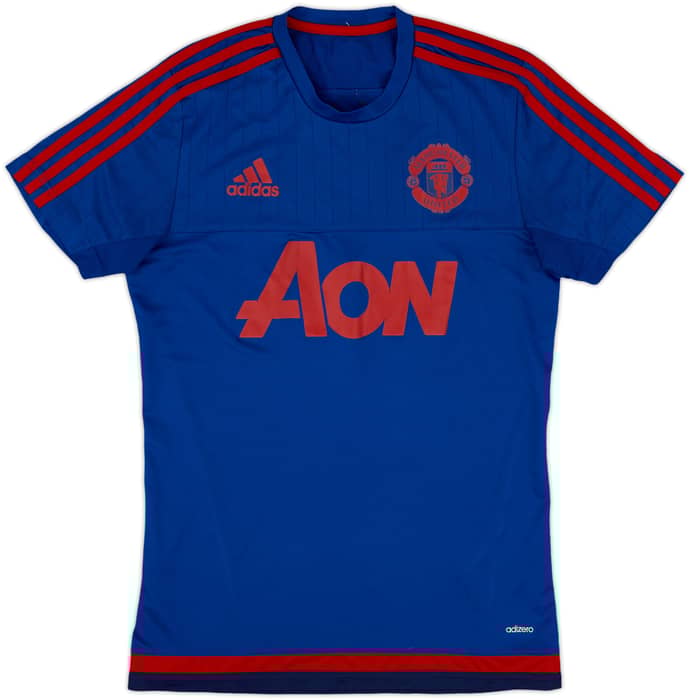 2015-16 Manchester United adizero Training Shirt - 8/10 - (S)