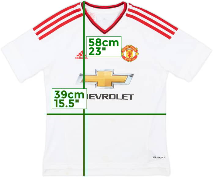 2015-16 Manchester United Away Shirt - 7/10 - (M.Boys)