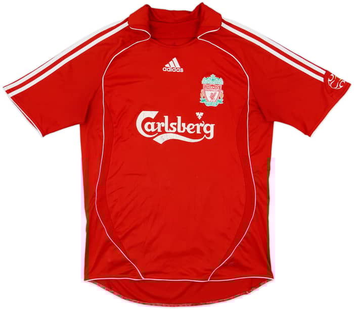 2006-08 Liverpool Home Shirt Gerrard #8 - 6/10 - (M)