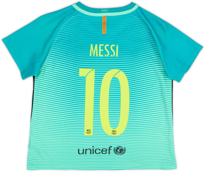 2016-17 Barcelona Third Shirt Messi #10 - 6/10 - (S.Boys)