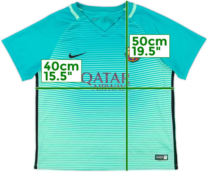 2016-17 Barcelona Third Shirt - 7/10 - (XL.Boys)