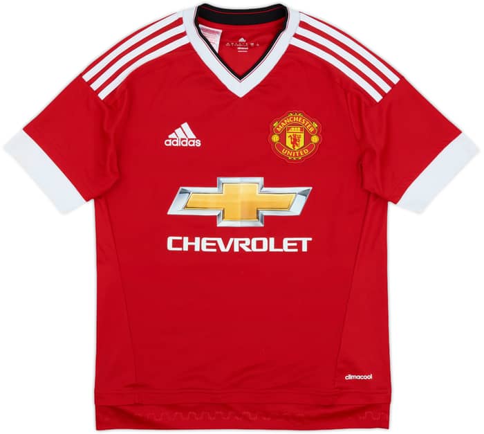 2015-16 Manchester United Home Shirt Memphis #7 - 9/10 - (L.Boys)