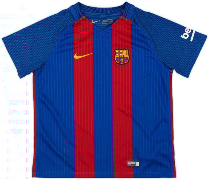 2016-17 Barcelona Home Shirt - 8/10 - (S.Boys)