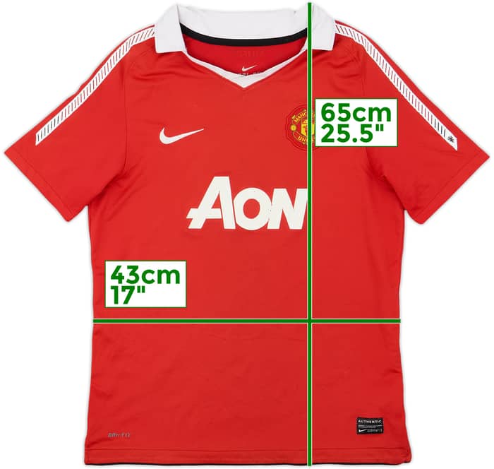 2010-11 Manchester United Home Shirt - 7/10 - (Women's L)