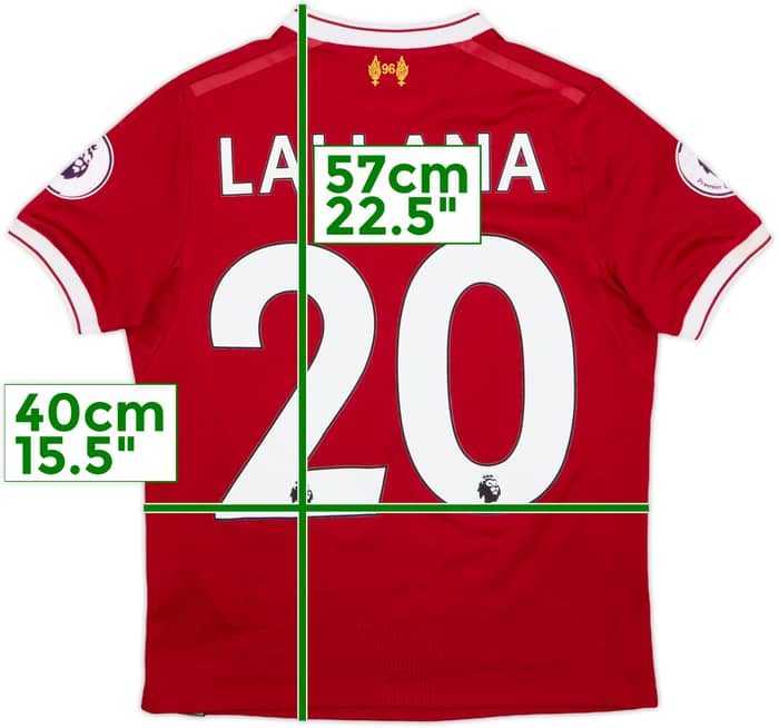 2017-18 Liverpool 125 Years Home Shirt Lallana #20 - 8/10 - (M.Boys)